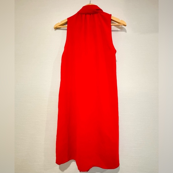 Wilfred Aritzia Sabine Faux Wrap Mini Dress Red - Picture 5 of 6